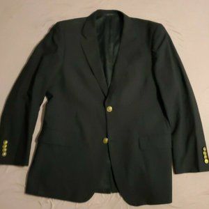 Club Room Men's Navy Blue Wool Blazer Sport Coat